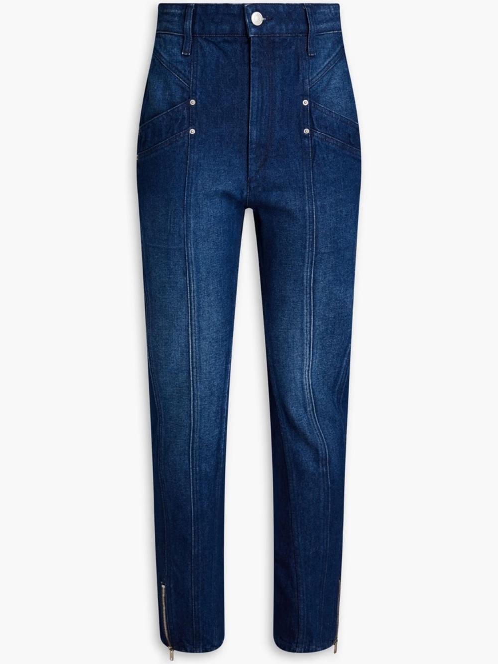 NWT ISABEL MARANT Kelissa high-rise slim-leg straight jeans